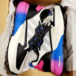 Adidas ZX 2K Boost White/Black/Pink Shoes
